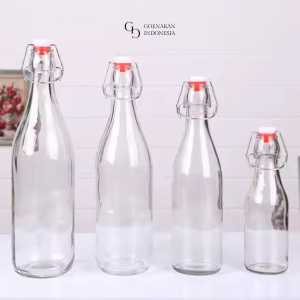 swing cap glass bottle